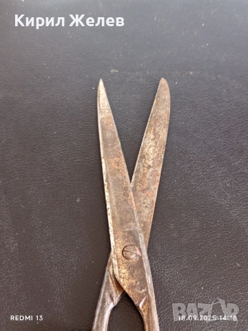 Стара шивашка ножица от соца за КОЛЕКЦИЯ ДЕКОРАЦИЯ 50581, снимка 2 - Други ценни предмети - 51757288