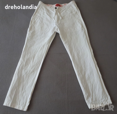 Бял панталон - лен и памук – Tom Tailor – 30/32 