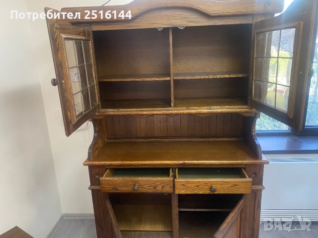 Продавам бюфет масив  , снимка 3 - Бюфети - 52752009