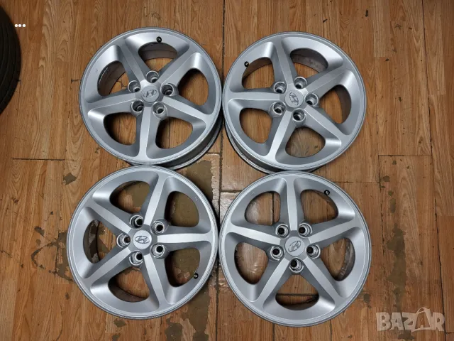 Hyundai 17" 5x114,3 оригинални джанти Хюндай , снимка 2 - Гуми и джанти - 49118481