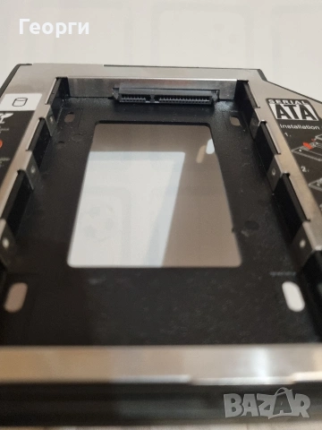 DVD TO HDD (SSD) Адаптер DVD-ROM за инсталиране на твърд диск 9.5mm, снимка 2 - Дънни платки - 53327132