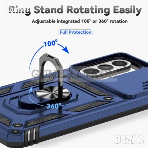 Samsung Galaxy A56 Хибриден Гръб С Капак И Ринг, снимка 10 - Калъфи, кейсове - 50043588