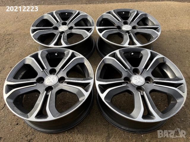 4 броя алуминиеви джанти за Peugeot 208,2008 16, снимка 4 - Гуми и джанти - 52720325