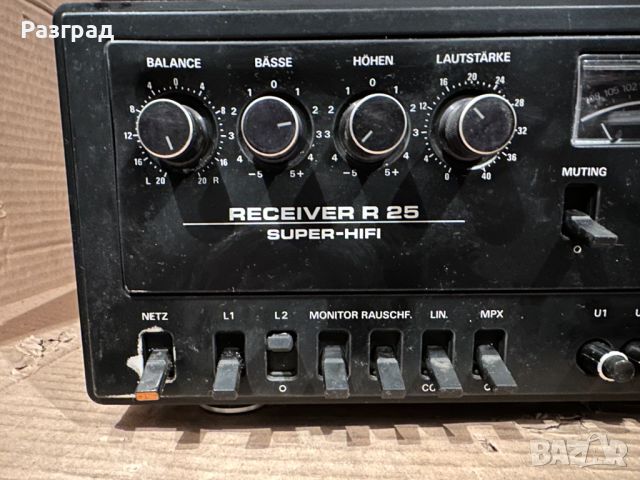 Ретро  GRUNDIG R25 RECEIVER , снимка 2 - Ресийвъри, усилватели, смесителни пултове - 45266506