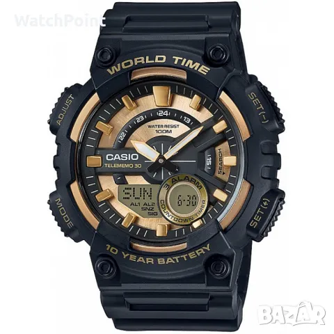 Мъжки дигитален часовник Casio - Casio Collection - AEQ-110BW-9AVDF, снимка 1 - Мъжки - 48849385