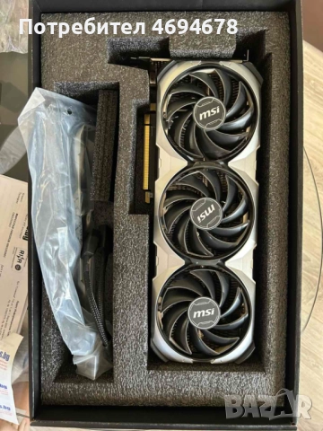 MSI VENTUS 3X RTX 4070Ti 12gb, снимка 3 - Видеокарти - 52922561
