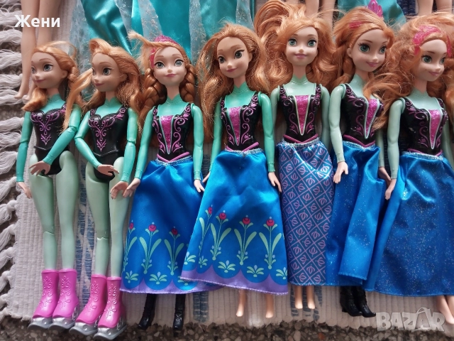 Оригинални Mattel Disney принцеси Дисни Барби Frozen Ана Елза Ариел Снежанка Рапиунцел Моана Бел, снимка 8 - Кукли - 52903317