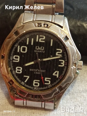 Модерен мъжки часовник Q/Q QUARTZ JAPAN класически модел 51850