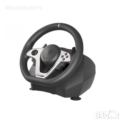 Genesis Driving Wheel Seaborg 400 For PC/Console Волан, снимка 2 - Джойстици и геймпадове - 52807557