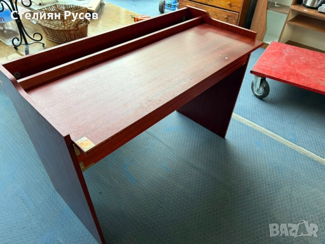 021133 бюро от дърво 110/55см цена 70 лв или 35,79 евро смр -110см / 55см широко, 75см високо - МДФ , снимка 8 - Бюра - 52282664