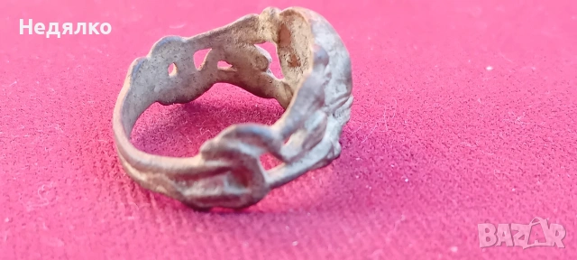 Оригинал "Bandenkampf",WW2,SS,немски пръстен, снимка 6 - Антикварни и старинни предмети - 53091152