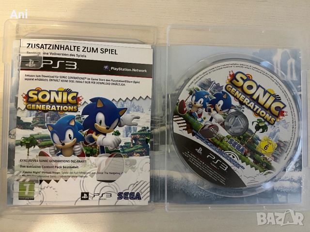 Sonic Generations PlayStation 3 Игра , снимка 3 - Игри за PlayStation - 54130762