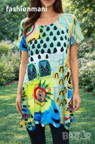 Разкроена туника 18 модела - код 1194, снимка 11 - Туники - 49664478