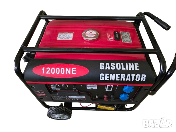 2025 12000NE Генератори за ток агрегат за ток моноф с дисплей с ел. старт 18 Hp, снимка 4 - Генератори - 52708290