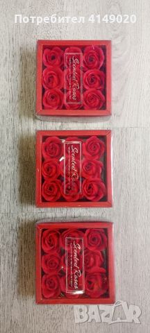 кутии с червени розички !, снимка 1 - Романтични подаръци - 46447232