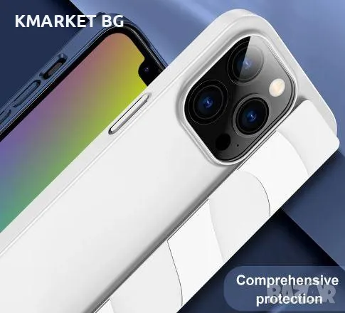 Калъф PVC с каишка за ръка / Бял / за iPhone 15 6.1 Баркод : 3126705, снимка 2 - Калъфи, кейсове - 46951596