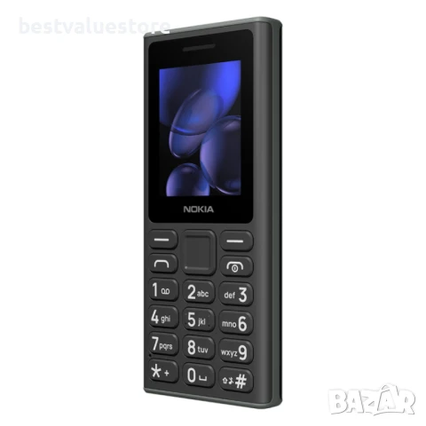 Мобилен Телефон Gsm Nokia Нокиа 105 2024 Black Черен 2.00 ", снимка 3 - Nokia - 42860335