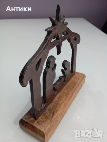 Стара прекрасна Коледна украса , снимка 8 - Статуетки - 52494029