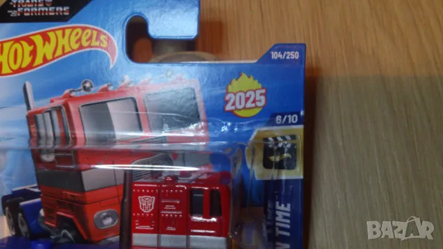 Hot Wheels Optimus Prime TRANSFORMERS, снимка 2 - Коли, камиони, мотори, писти - 50089129