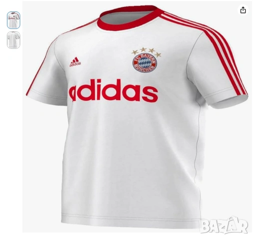 Байерн Мюнхен 2013-14 Тениска Adidas с графичен дизайн, размер ХЛ , снимка 3 - Тениски - 54091668