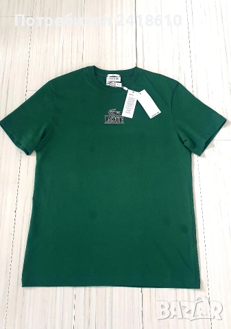 Lacoste Cotton Regular Fit  Unisex Size M НОВО! ОРИГИНАЛНА Унисекс Тениска!, снимка 9 - Тениски - 53941730