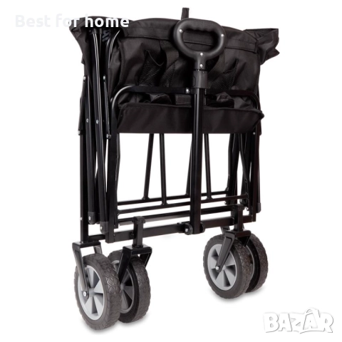Сгъваема ръчна количка с теглич-допустимо тегло	80 кг., снимка 4 - Други стоки за дома - 52186054