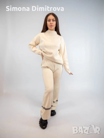 Комплект плетиво тип поло-Kamila, снимка 2 - Комплекти - 52659929