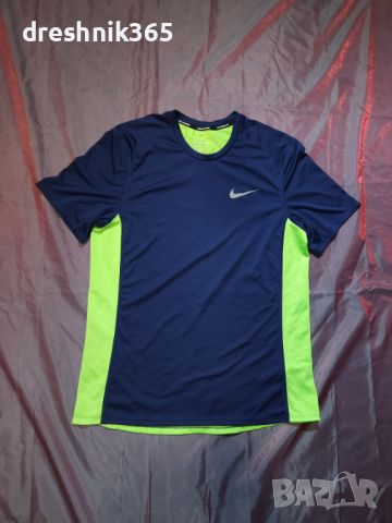  Nike Dry Miler Running Тениска/Мъжка L, снимка 2 - Тениски - 45748466