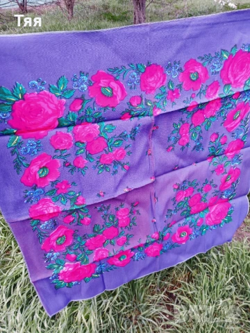 НОВИ цветни кърпи за глава от соца , снимка 2 - Антикварни и старинни предмети - 54175210