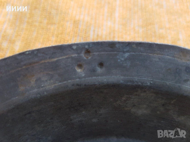 Бакърена чиния 6 бр, снимка 3 - Антикварни и старинни предмети - 53845199