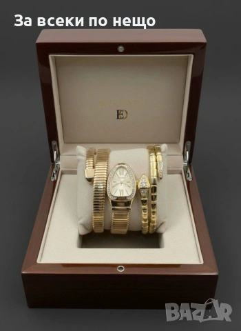 Bvlgari Дамски Часовник И Гривна В Кутия - Налични Различни Цветове Код SK905, снимка 5 - Дамски - 53408791