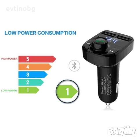 Мощно зарядно хендсфрий и плеър за автомобил с до 32 Gb външна памет, снимка 5 - Аксесоари и консумативи - 53834260