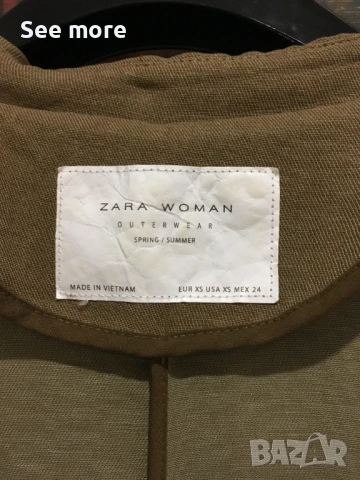 ZARA елегантен тренч XS, снимка 6 - Палта, манта - 51231613