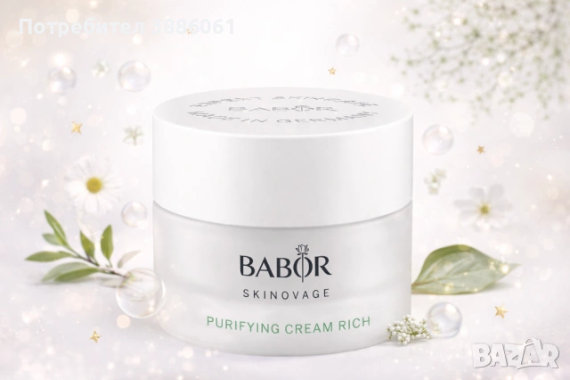 Babor Skinovage Purifying Cream Rich – Балансиращ крем за лице 50 мл
