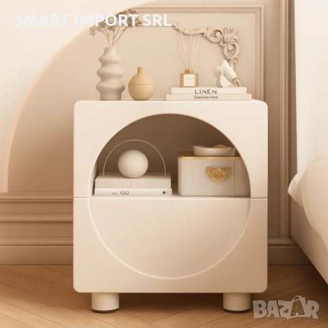 Модерно нощно шкафче Smart Heater, с място за съхранение, снимка 3 - Шкафове - 51996557