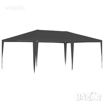 vidaXL Професионална парти шатра, 4х6 м, антрацит, 90 г/м²(SKU:48509, снимка 1 - Градински мебели, декорация  - 46040799