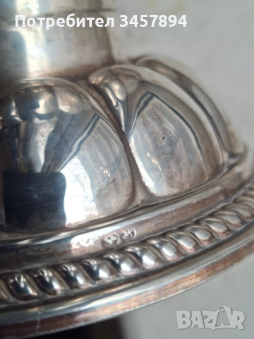 Испанска сребърна кана, снимка 7 - Антикварни и старинни предмети - 52811021