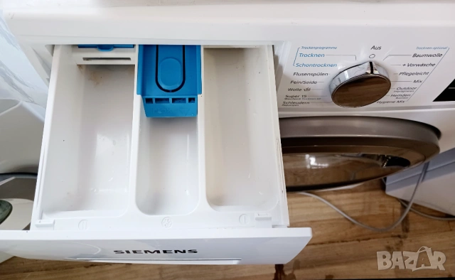 Инверторна пералня със сушилня  SIEMENS IQ 500 iSensoric - 7/4 кг, снимка 2 - Перални - 53784895