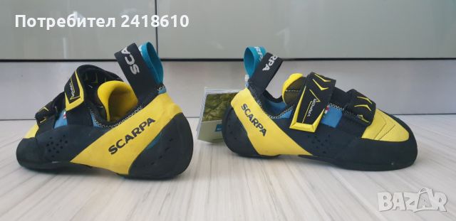 SCARPA Vapor V - Climbing Shoes Vibram Size 34 ОРИГИНАЛ! Детски обувки за катерене., снимка 4 - Детски обувки - 46759414