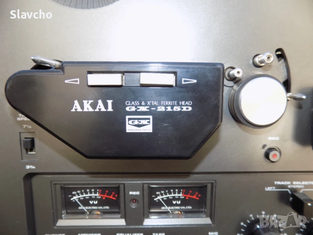 Ролков магнетофон/ дек - AKAI GX-215D, 3head,Glass & Xtal Ferrite Head, tape recorder 7'', 18см., снимка 5 - Декове - 50795912