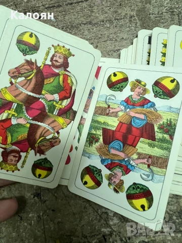 Ретро чешки карти за игра нови в кутия , снимка 12 - Карти за игра - 51169802