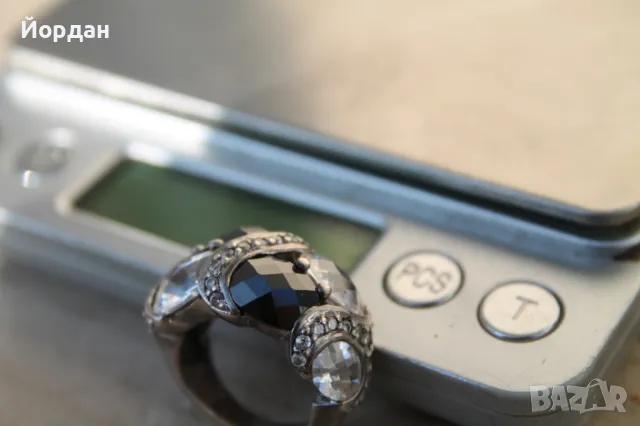 Дамски сребърен пръстен, снимка 9 - Пръстени - 49169399