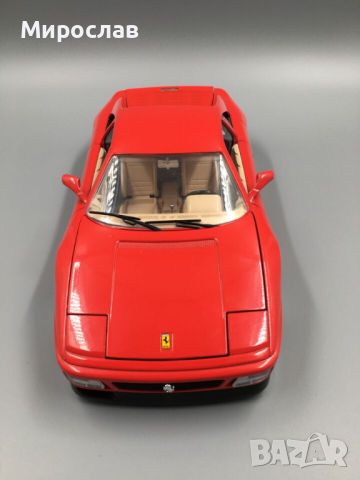 1:18 BBURAGO FERRARI 348 TB 1989 КОЛИЧКА МОДЕЛ ИГРАЧКА, снимка 3 - Колекции - 45556942