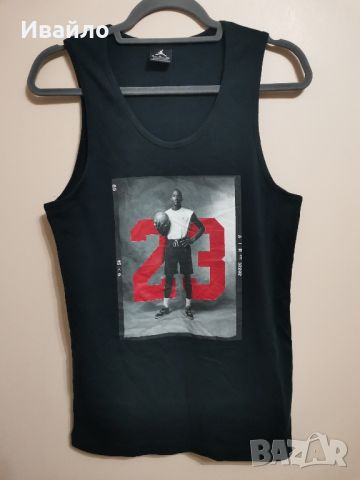 Nike Michael Jordan Air Jordan #23 Graphic Black Tank Top Shirt Large. , снимка 1 - Други - 46771981