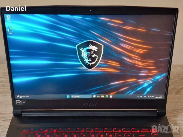 MSI Bravo 15 R5 4600H/RX 5500M/16GB RAM/512GB SSD, снимка 4 - Лаптопи за игри - 52189445