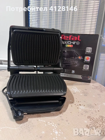 Tefal OptiGrill+ – като нов, снимка 2 - Скари - 53816302