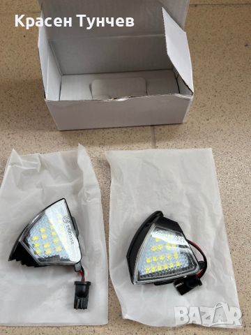 LED плафони в огледала за VW, снимка 5 - Аксесоари и консумативи - 46536088