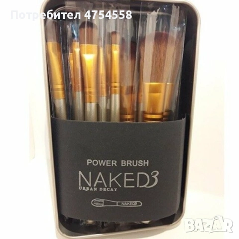 Комплект четки за грим NAKED3 URBAN DECAY HZs82, снимка 3 - Други - 53701407