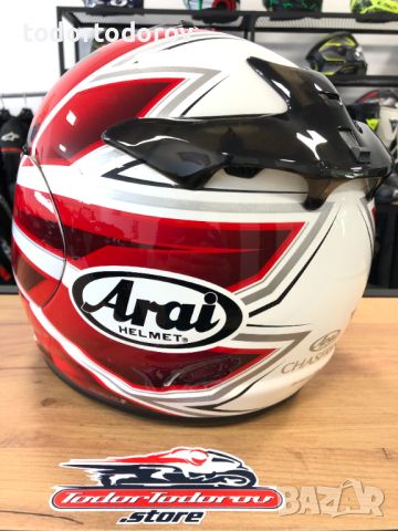 Мото Каска Arai Chaser-V размер M 57-58 топ цена, много запазена, снимка 3 - Аксесоари и консумативи - 46724027