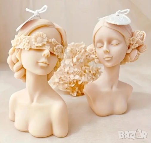 Молд глава на момиче два вида 